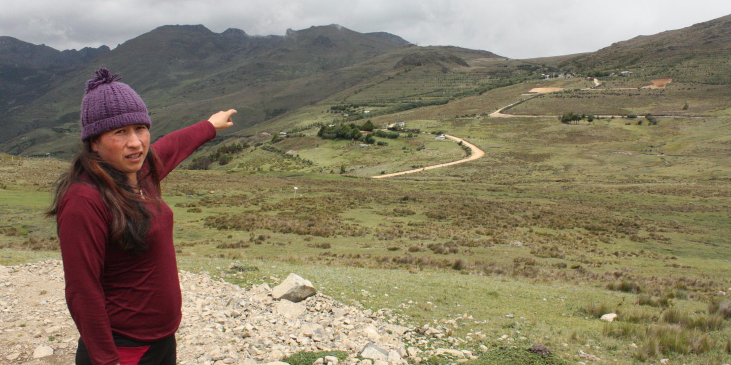 The Junefield Ecuagoldmining mine, located in the Cajas massif, has caused a conflict between local communities, the company and the government. Image by Andrés Bermúdez Liévano. Ecuador, 2019. The Junefield Ecuagoldmining mine, located in the Cajas massif, has caused a conflict between local communities, the company and the government. Image by Andrés Bermúdez Liévano. Ecuador, 2019.
