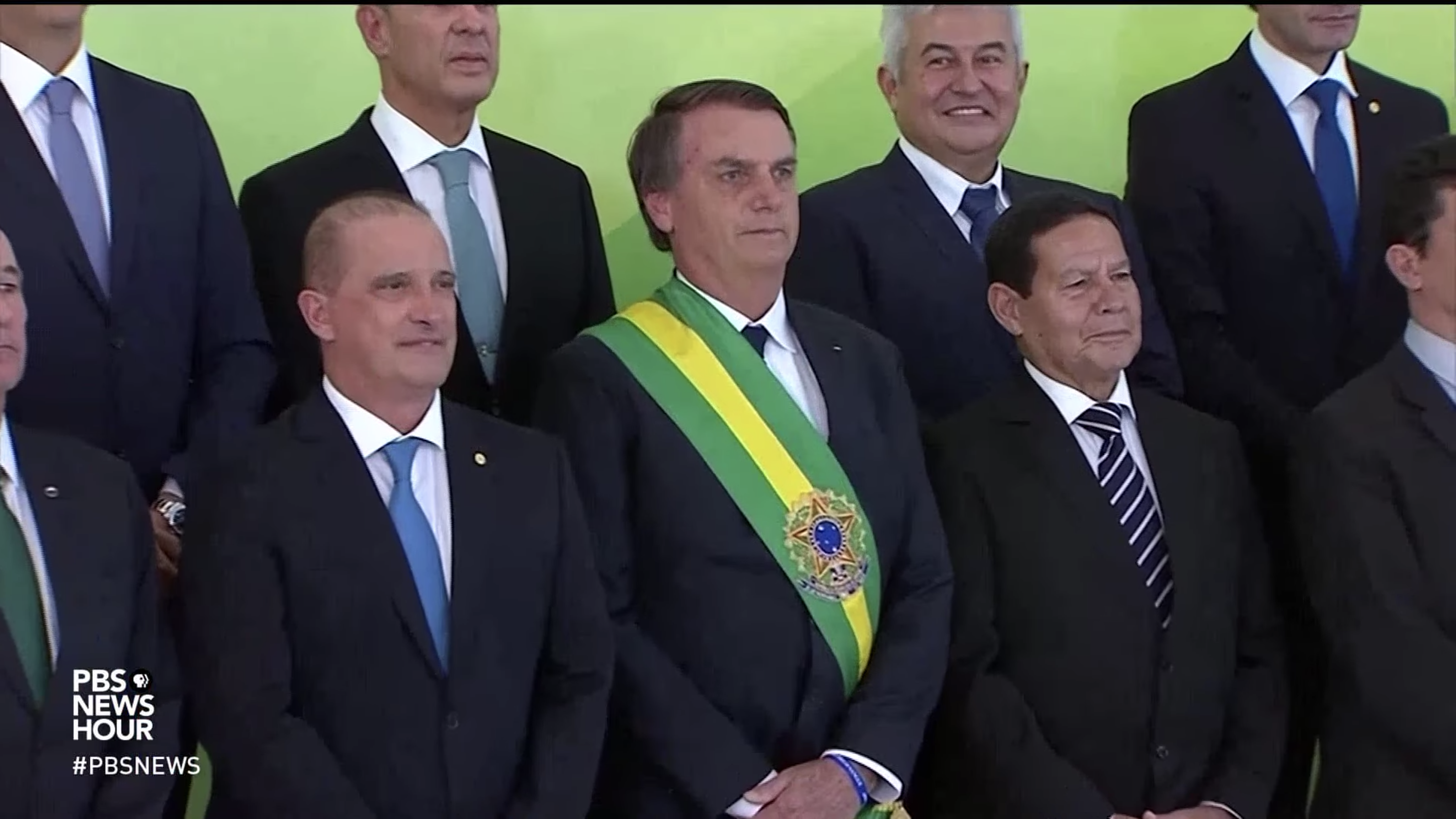 Brazilian President Jair Bolsonaro. Image by PBS NewsHour. Brazil, 2019. Brazilian President Jair Bolsonaro. Image by PBS NewsHour. Brazil, 2019.