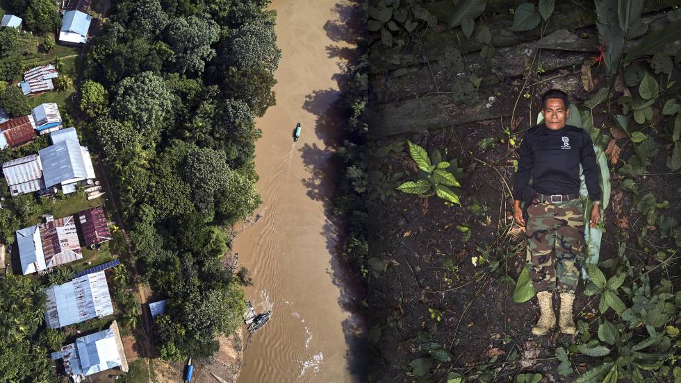 1598275570_625662_1598526586_noticia_fotograma.jpg José Gregorio un indígena tikuna, líder de la Guardia Indígena Ambiental de la comunidad de San Martín de Amacayacu, en la Amazonía colombiana.