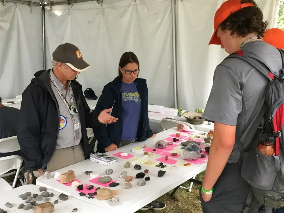 Miciah Thacker at the National Scout Jamboree in 2017.
