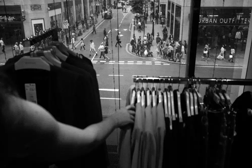 A retail store in the United Kingdom. Image by Jošt Franko. London, 2016.