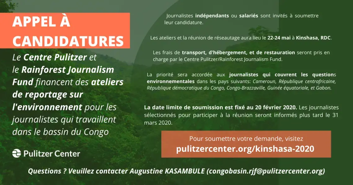 Congo basin convening description - rainforest journalism fund Congo basin convening description - rainforest journalism fund