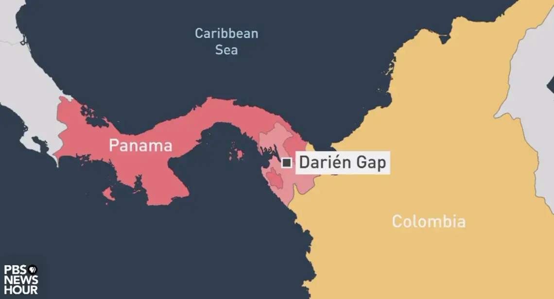 The Darien Gap. Image from Video.