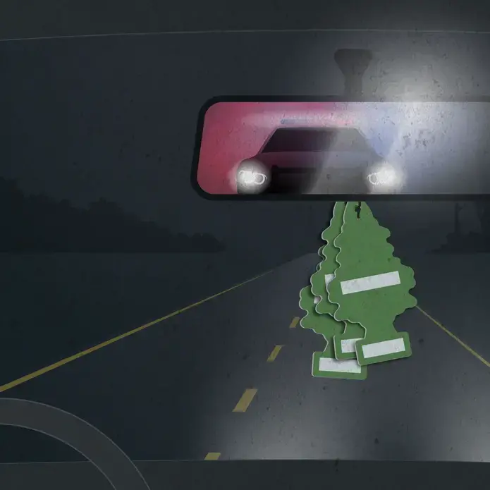 Police spot a vehicle they deem suspicious because of out-of-state license plates, erratic driving or other common tells. The police then follow the vehicle and watch for traffic violations to justify the stop. Image by David Kovaluk. 2019.