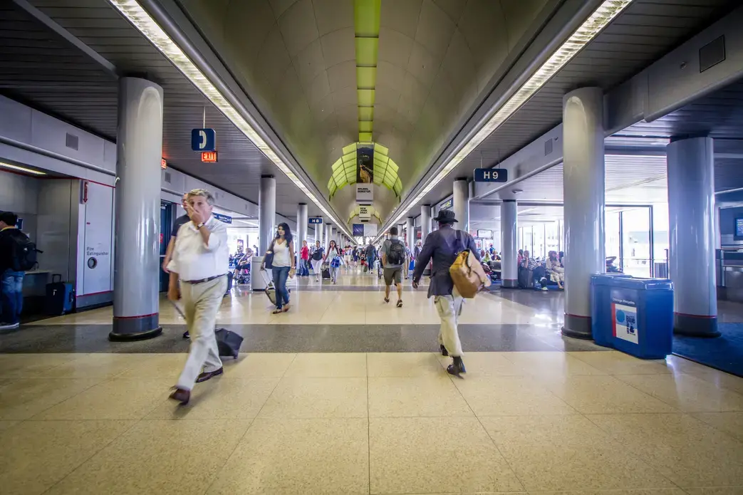 Chicago O'Hare International Airport is the primary airport serving the Chicago area. Image by Nicola / Wikimedia Commons. United States, 2013.