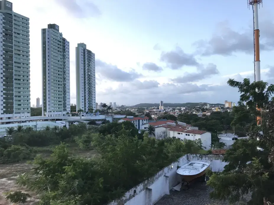 The view outside Rafael Lima's room during his two weeks of quarantine. Image by Rafael Lima. Brazil, 2020.