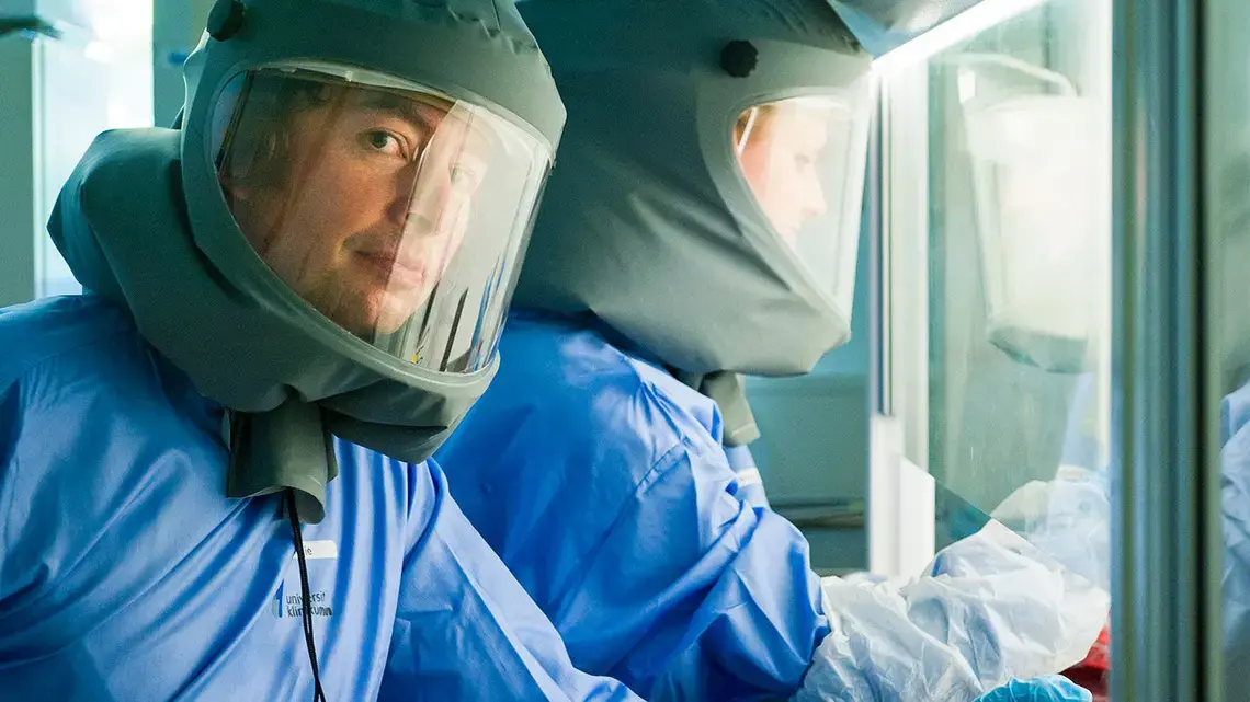 Christian Drosten admits the pandemic surprised him, despite having worked on coronaviruses for 17 years. Image by Volker Lanner. Germany, 2020.