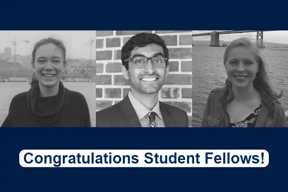 Left to right: Catherine Cartier, Nikhil Mandalaparthy, Lily Moore-Eissenberg. Graphic by Dan Haverty.