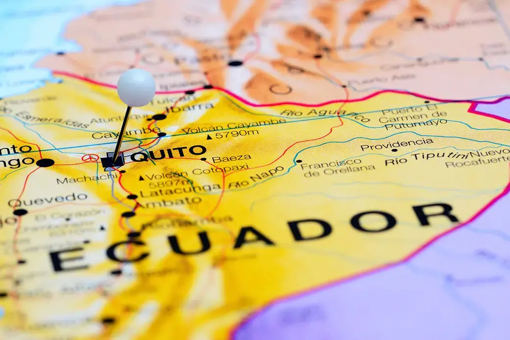 Quito, Ecuador. Image by Dmitrijs Kaminskis/Shutterstock. 2019.