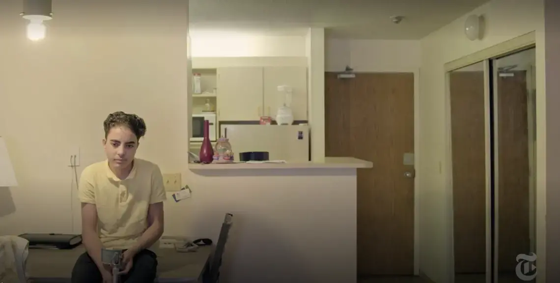 Screen shot from "We Became Fragments".