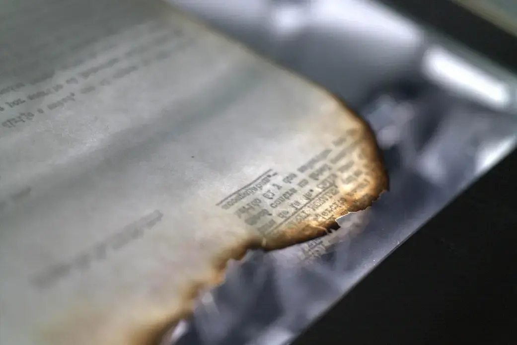 When the documents were discovered, in 2005, many of them had been damaged by fire, water, mold, and time. The archivists protected them from further deterioration, then began the monumental task of digitizing each page for posterity. Image by Lynn Johnson. Guatemala, 2017.