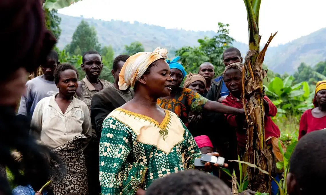 Masika Katsuva set up a centre for rape survivors in Minova, Congo, where soldiers raped at least 76 women and children over several days in 2012. Image by Fiona Lloyd-Davies. Democratic Republic of the Congo, 2012.