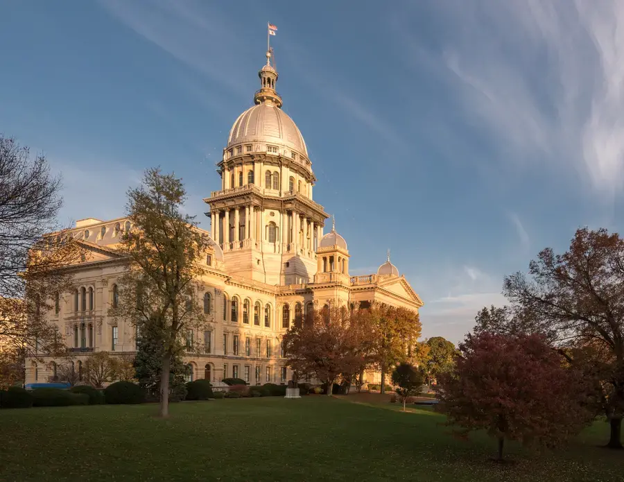 Illinois State Capitol in Springfield. Image by Randall Runtsch / Shutterstock. United States, undated.