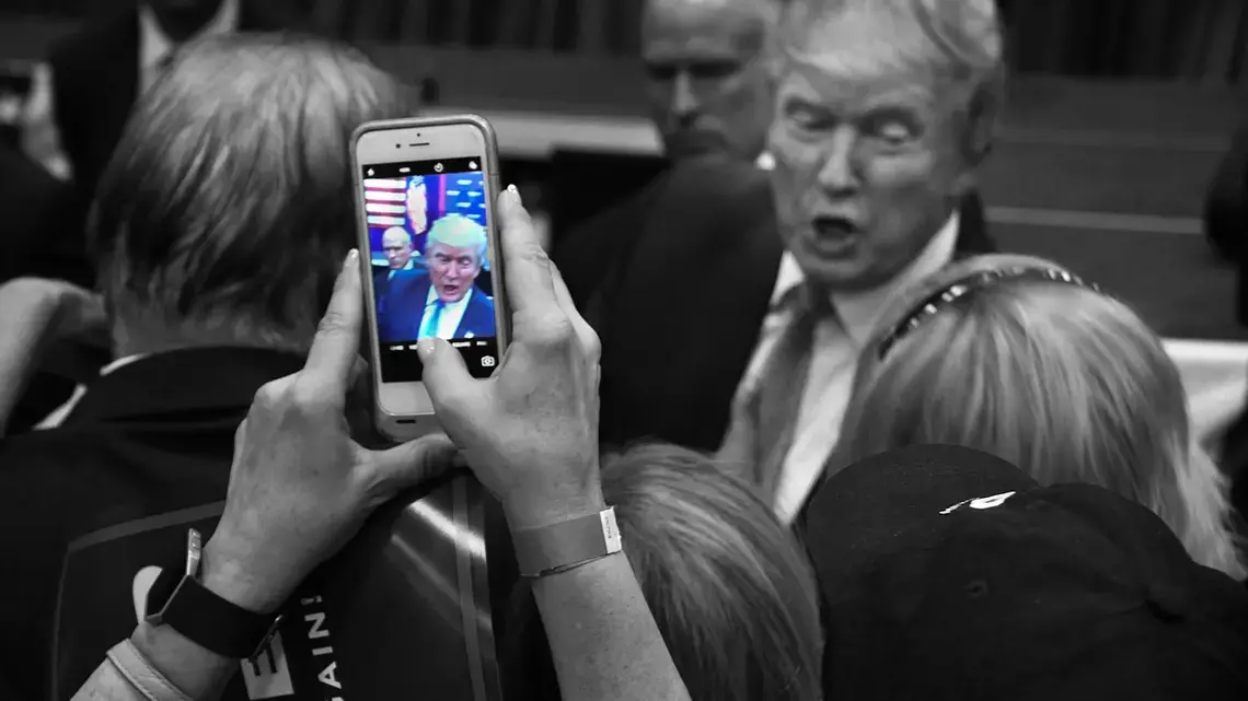 Trump rally. Image by Max Toomey. United States, 2017.