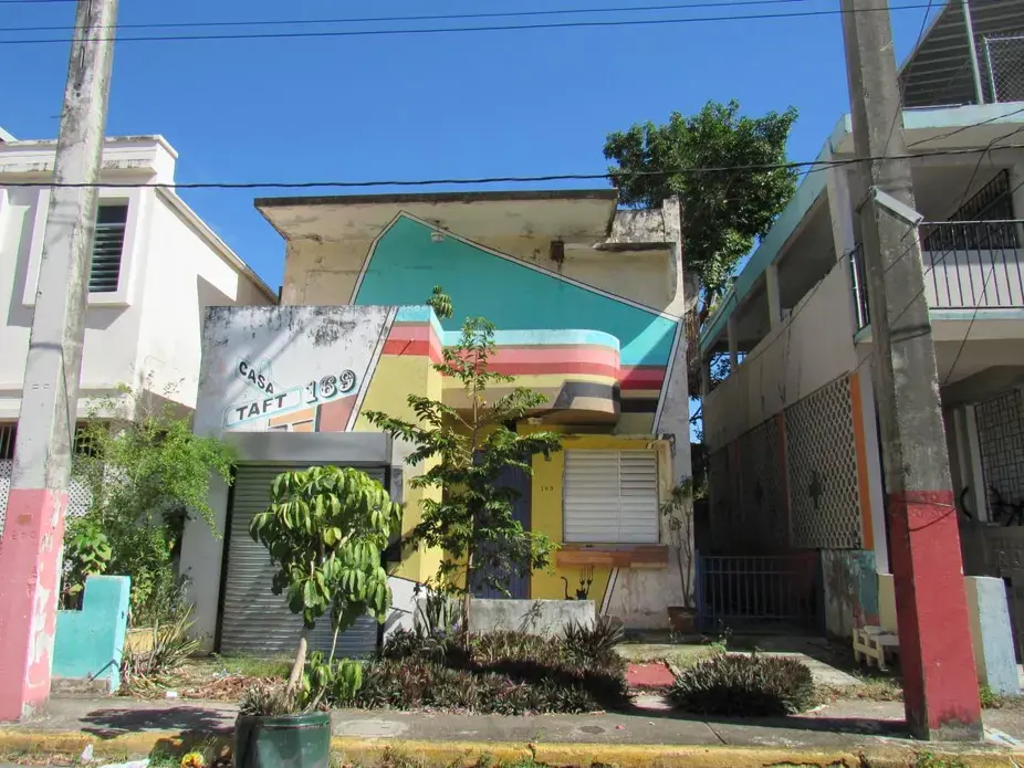 The Casa Taft 169 which was renovated in San Juan, Puerto Rico. Image by Isabel Sophia Dieppa. Puerto Rico, 2019.