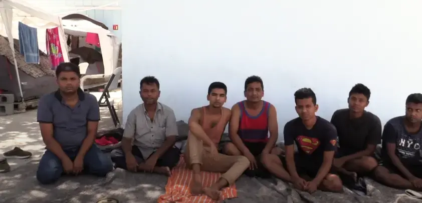 Migrants wait in Mexico for their asylum cases to be heard in the United States. Image by The Texas Tribune. Mexico, 2019.