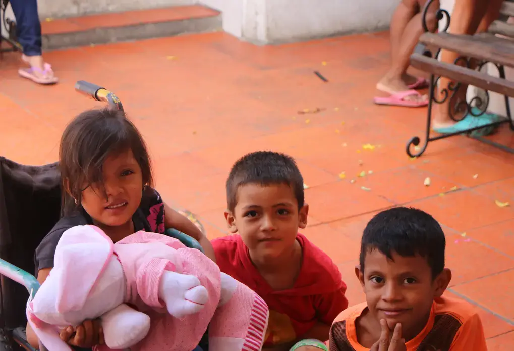 Children living in Fundación Hoasis&nbsp;in Cúcuta, Colombia. Image by Patrick Ammerman. Colombia, 2019.