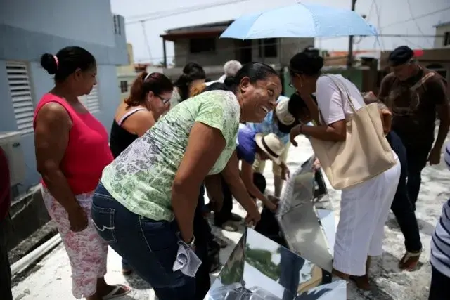 Magdonia Reyes Salazar, a member of the Iglesia Evangelica Dominicana church in Sosua, Dominican Republic