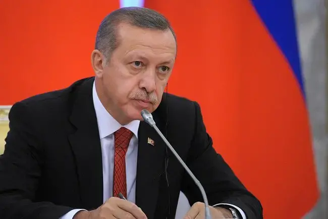 Erdogan speaking as Prime Minister of Turkey. Photo courtesy of google images.