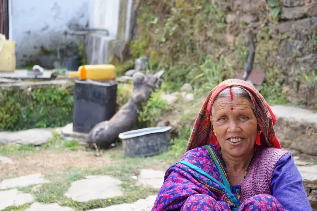 Woman farmer&nbsp;in Uttarakhand. Image by Esha Chhabra. India 2017.