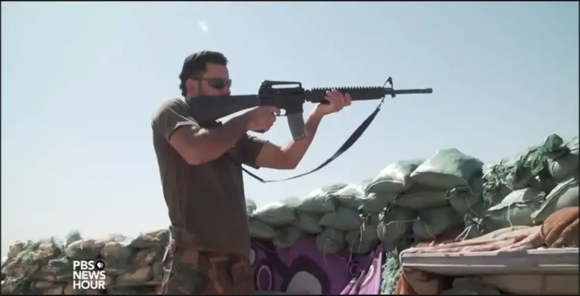 Still image from video. Iraq, 2016.