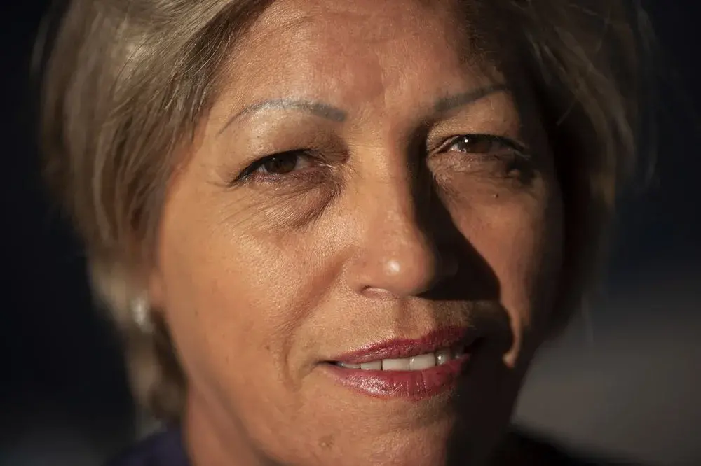 Norma Flores, 54, poses for a portrait in her home in Henderson, Nev., Tuesday, Nov. 10, 2020.&nbsp;Image by Wong Maye-E / AP Photo. United States, 2020.
