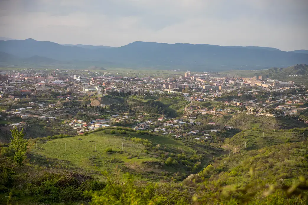 A view of Stepanakert, capital of the disputed province of Nagorno-Karabakh. Image by Eva Mont / Shutterstock. Nagorno-Karabakh, undated.