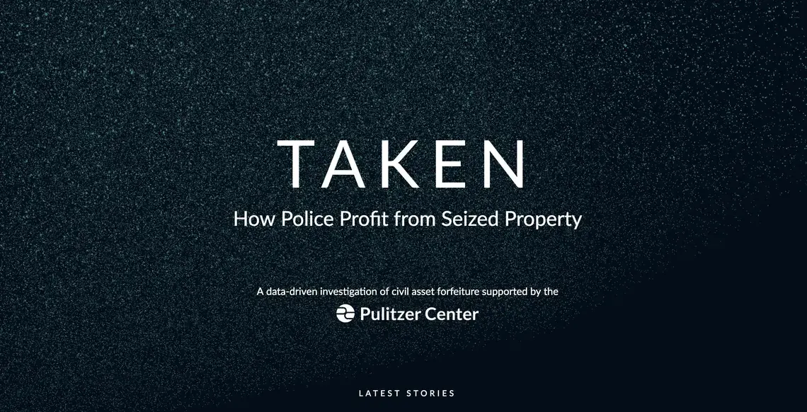 Screenshot from the Taken microsite. Image by Dan McCarey. United States, 2018.