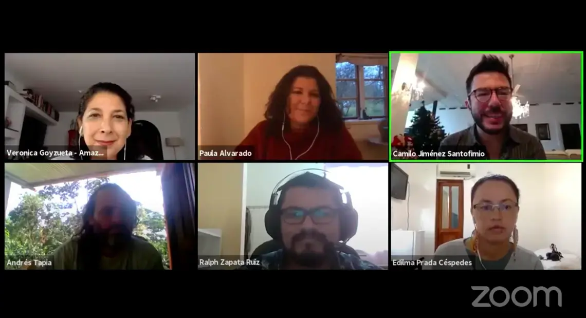 Pensar en la importancia de fomentar las conexiones entre los narradores indígenas o locales y el periodismo en una época de rápidos cambios globales y ambientales. Esa es la propuesta de este webinario organizado por el Amazon Rainforest Journalism Fund (Amazon RJF) e The Tenure Facility. Pensar en la importancia de fomentar las conexiones entre los narradores indígenas o locales y el periodismo en una época de rápidos cambios globales y ambientales. Esa es la propuesta de este webinario organizado por el Amazon Rainforest Journalism Fund (Amazon RJF) e The Tenure Facility.