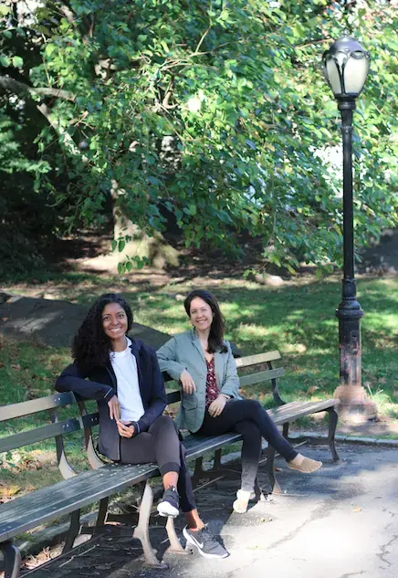 Aifra Ruiz and Lianna Levine are part of Plant-Powered Metro New York that works to help people eat better. Image by Muriel Alarcón Luco. United States, 2020.