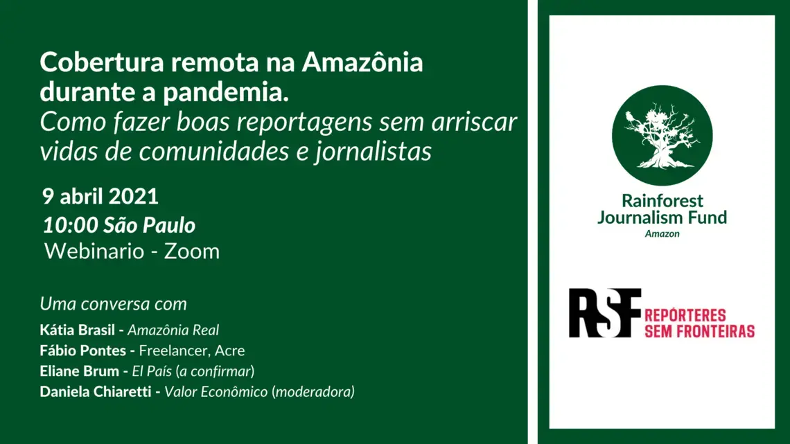 Cobertura remota na Amazônia durante a pandemia. Como fazer boas reportagens sem arriscar vidas de comunidades e jornalistas. Cobertura remota na Amazônia durante a pandemia. Como fazer boas reportagens sem arriscar vidas de comunidades e jornalistas.