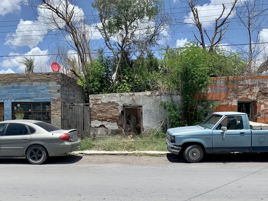 Abandoned homes in Nuevo Laredo