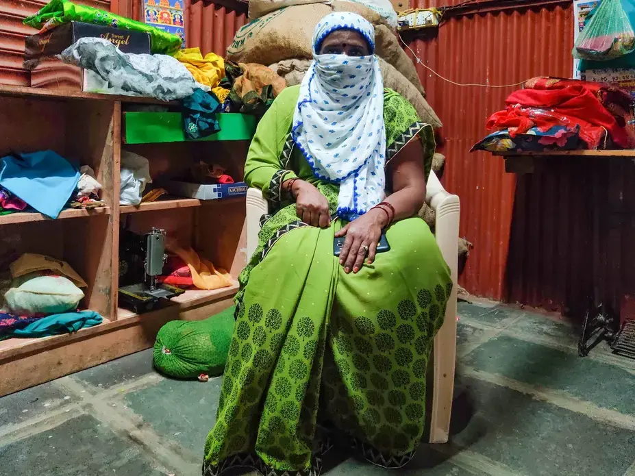woman sitting