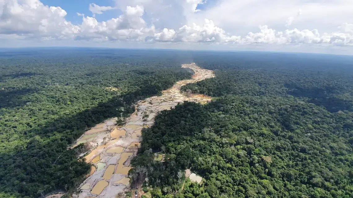 Area of illegal mining in the state of Pará, Brazil. Pictures were submitted by an anonymous source.