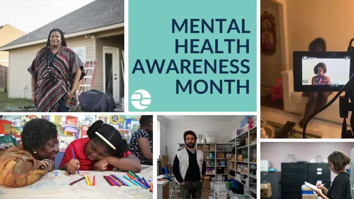 Decorative graphic for Mental Health Awareness Month