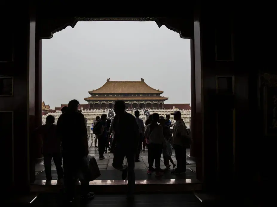 Tourists wander through the Forbidden City on Thursday, Sept. 21, 2017, in Beijing, China. Located in the center of Beijing, it is now a museum, but from 1420 to 1912 it was the center of the Chinese government. Image by Kelsey Kremer. China, 2017.