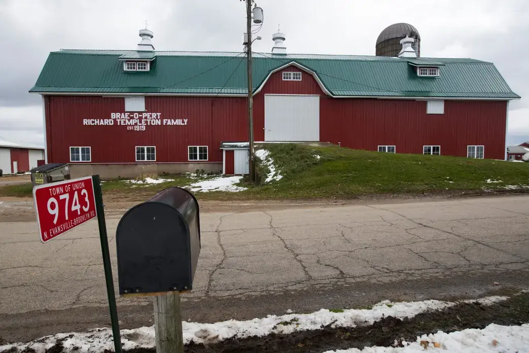 Templeton Farms in Evansville, Wisconsin. Image by Colin Boyle. United States, 2019.