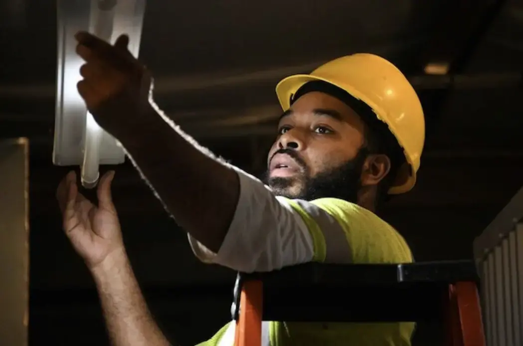 Men like Arthur Gilliam can find it hard to keep a job with a paycheck, because so much is garnished by child support. Image by Lloyd Fox / Baltimore Sun. United States, undated. 