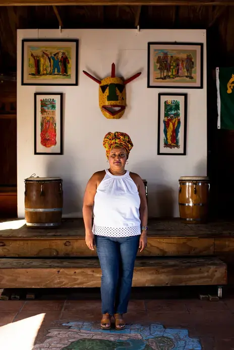 Maricruz Rivera-Clemente said it took longer for electricity to be restored in Loíza after Hurricane Maria than in other parts of Puerto Rico. Image by Erika P. Rodriguez / The New York Times. United States, 2020.