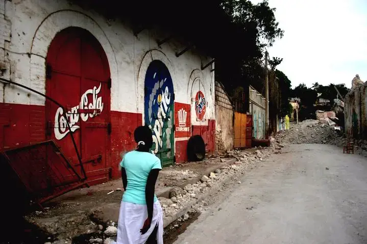 Port-au-Prince, Haiti. Image by Garry Pierre-Pierre. Haiti, 2010.