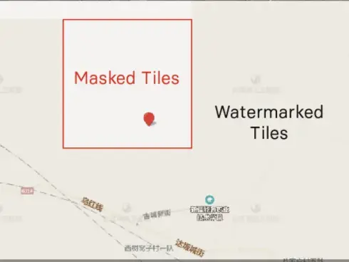 Dabancheng District, Ürümqi Prefecture. Image courtesy of Baidu/Planet Labs. China, undated.