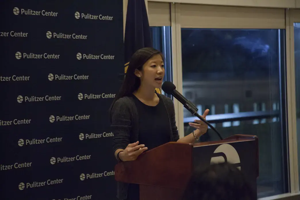 Freelance reporter and Pulitzer Center grantee Alice Su. Image by Jin Ding. Washington, DC 2017.