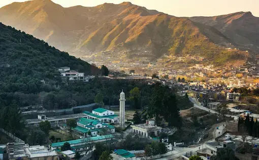 Aerial view of Mingora village in Swat, Pakistan. Image by SAKhanPhotography / Shutterstock. Pakistan, undated.