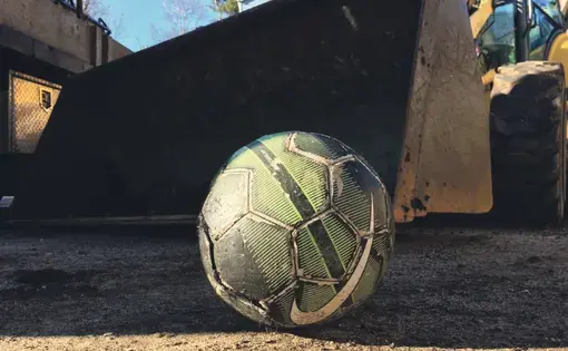 Soccer ball. Image by Viridiana Vidales Coyt. United States, 2017.