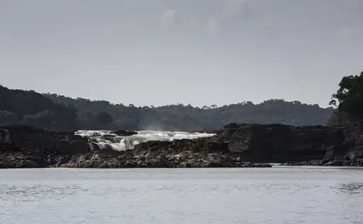 The Jirijirimo waterfall, on the Yaigojé river, in the Brazilian state of Amazonas.