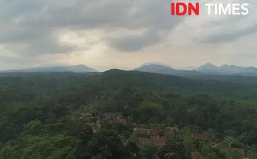 View of Petungkriyono tropical rainforest in Pekalongan.