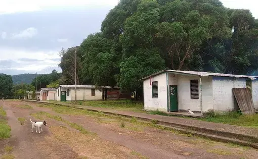A rural Venezuelan town in evening light