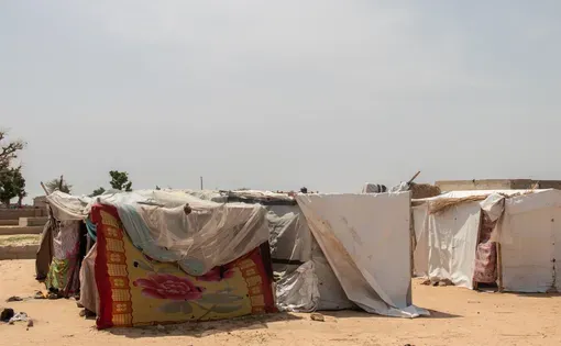 Refugee camp Malamari,