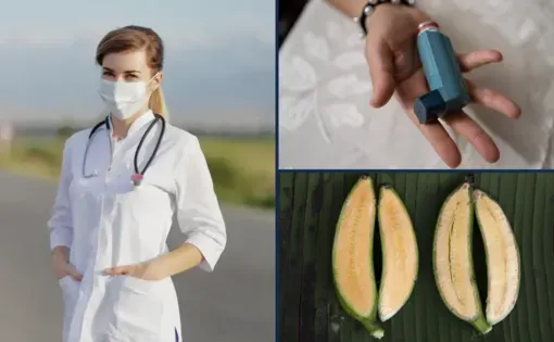 Collage of health-related images.
