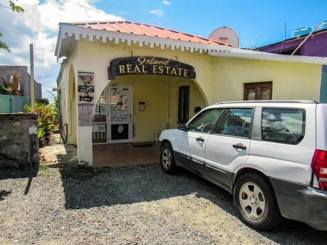 Island Real Estate, one of several real estate agencies on Vieques. Image by Isabel Sophia Dieppa. Puerto Rico, 2019.